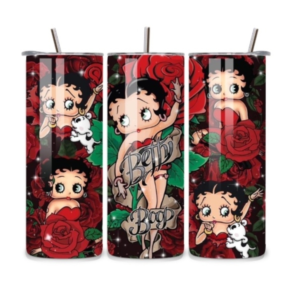 Betty Boop 20oz Stainless Steel.Tumbler